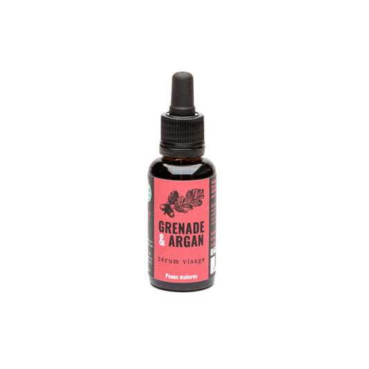 Organic face serum Avocado, Pomegranate & Argan – protection against the cold